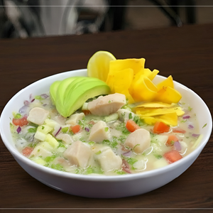 CEVICHE DE PESCADO CURTIDO EN LECHE DE TIGRE